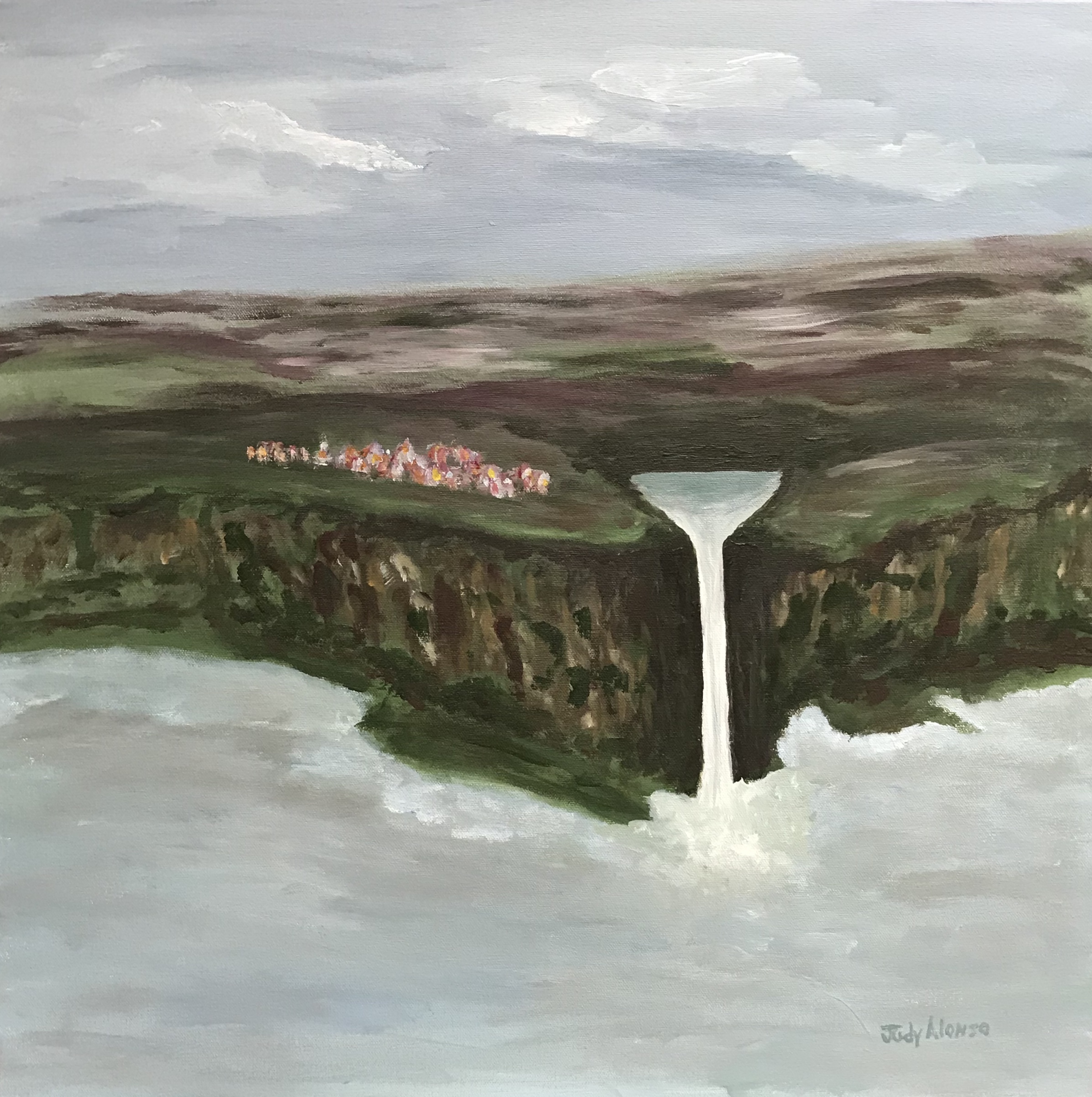 Village on Cliff
