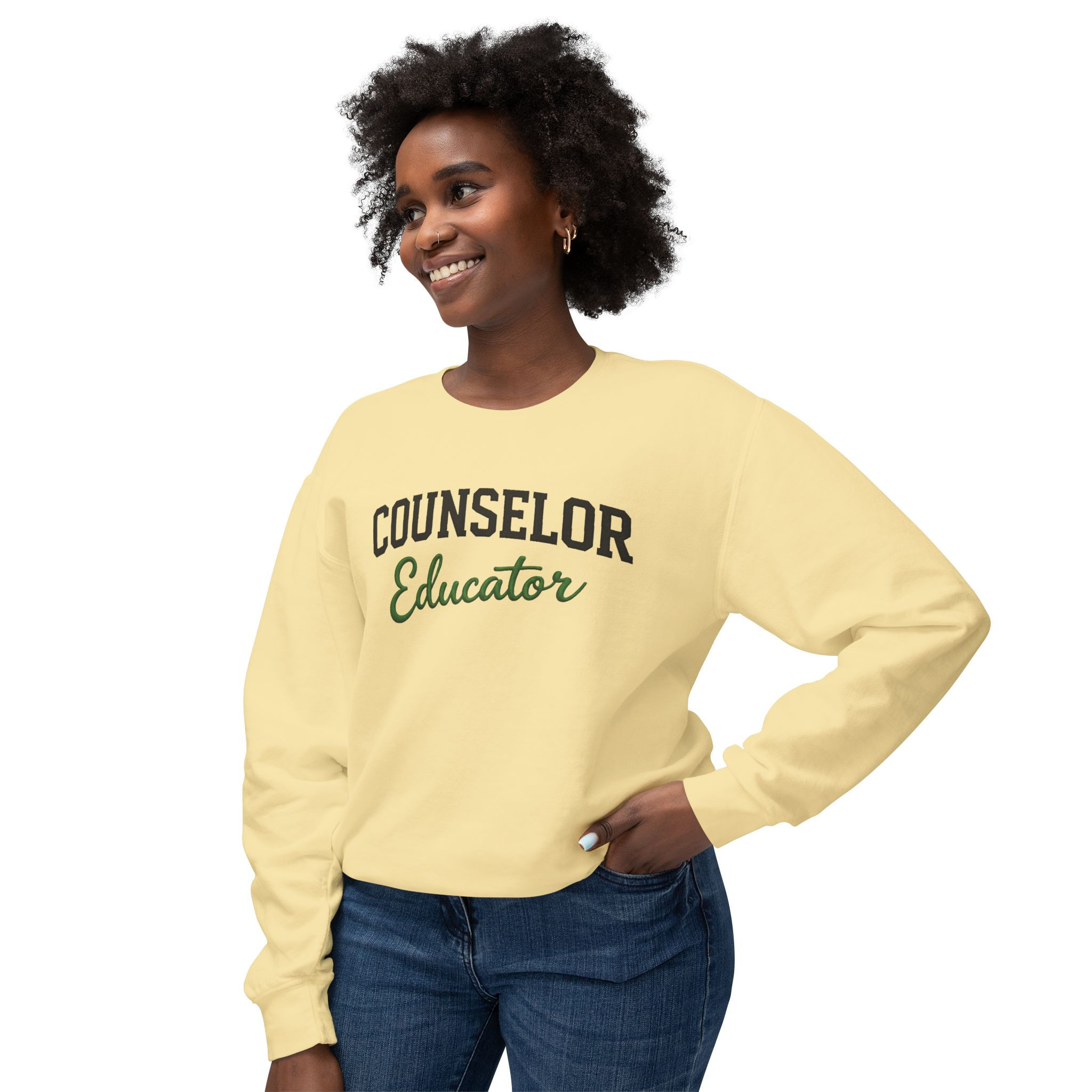 Counselor Educator Sweatshirt | School Counselor Gift, Mental Health Crewneck