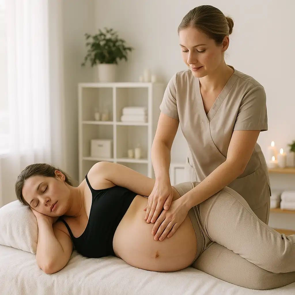 Prenatal Massage Provided in a calm and comfortable home setting