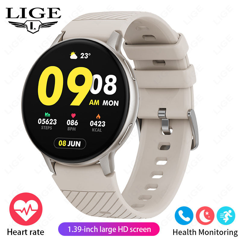 Thumbnail: LIGE Bluetooth Call Smart Watch Women Fashion Watches Custom Dial Sport Fitness 
