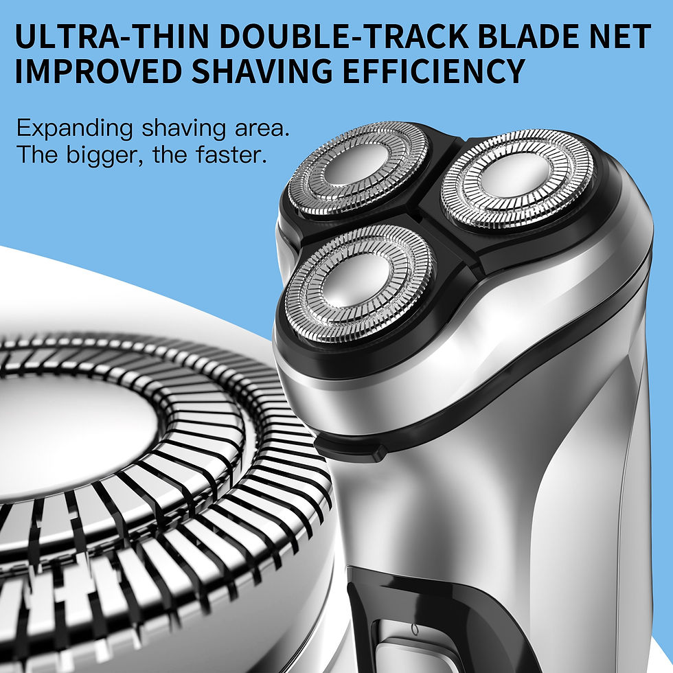 Thumbnail: ENCHEN Blackstone Electrical Rotary Shaver for Men 3D Floating Blade Washable Ty