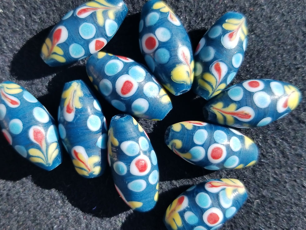 Thumbnail: Blue Ambassador Bead (10 Pack)Yellow
