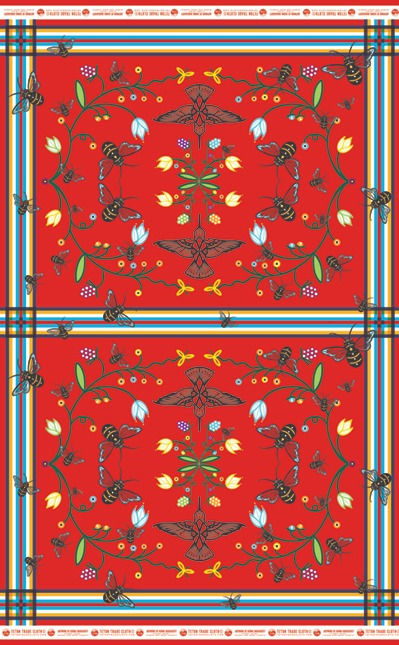 Cotton Fabric designed by Kiowa Dougherty for Teton Trade Cloth