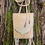 Thumbnail: "Walking in the Sand", wild deerhide and night blue beads handbag
