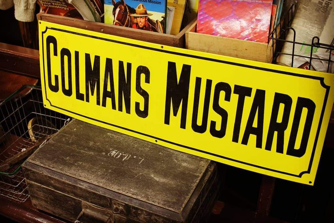 Colman's Mustard Large metal sign