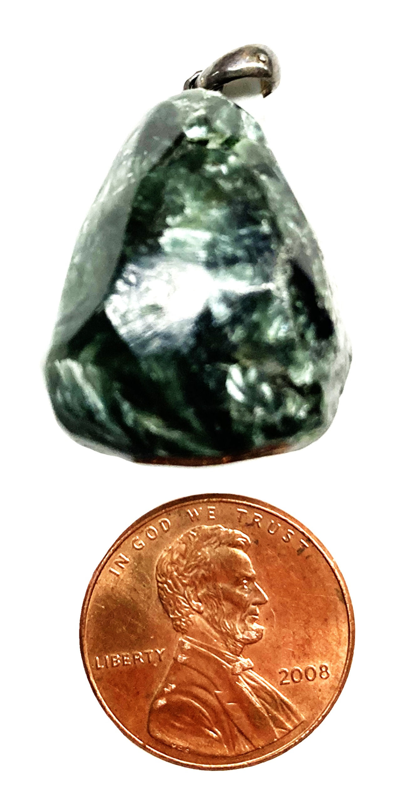 Sterling Silver Seraphinite Pendant