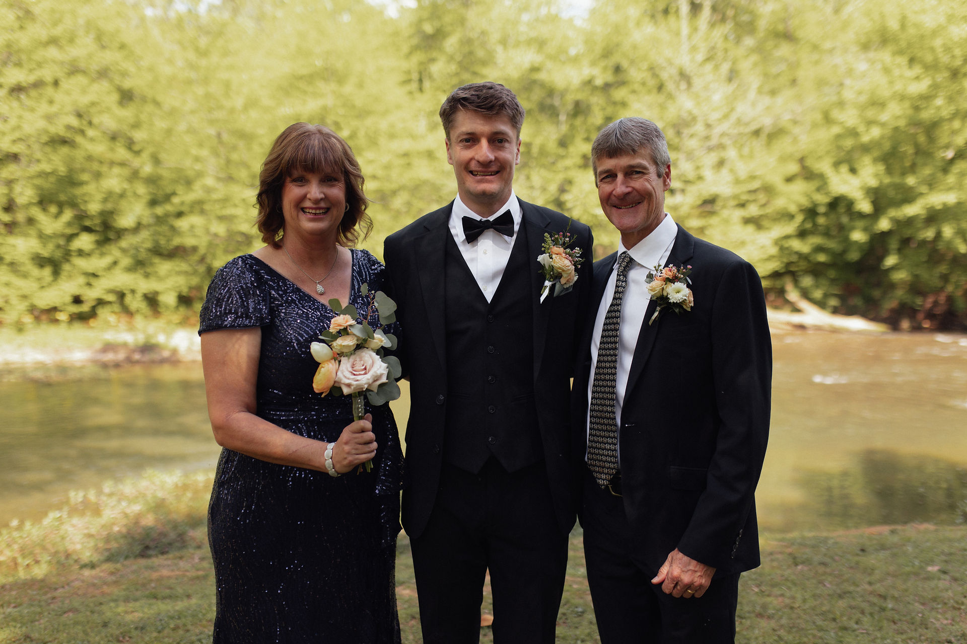 Huntsville Alabama Wedding Venue Creekside at Collier's End Wedding Photographer Spring Wedding Before Ceremony