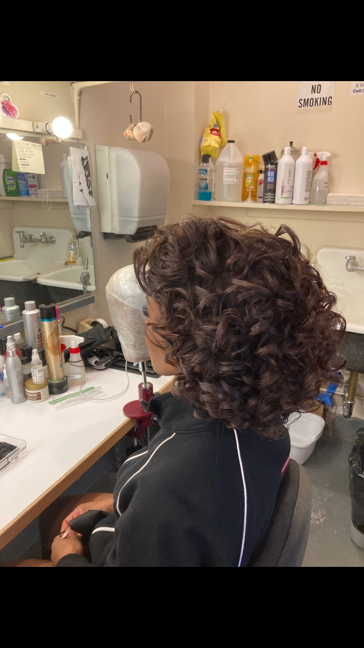 1970s Look Volume / Texturized Hair Broadway Show (After)