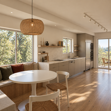 Informal dining area