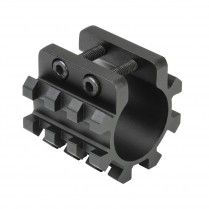 Thumbnail: 12G SHOTGUN TRI-RAIL WEAVER MOUNT FOR 1" MAG TUBE