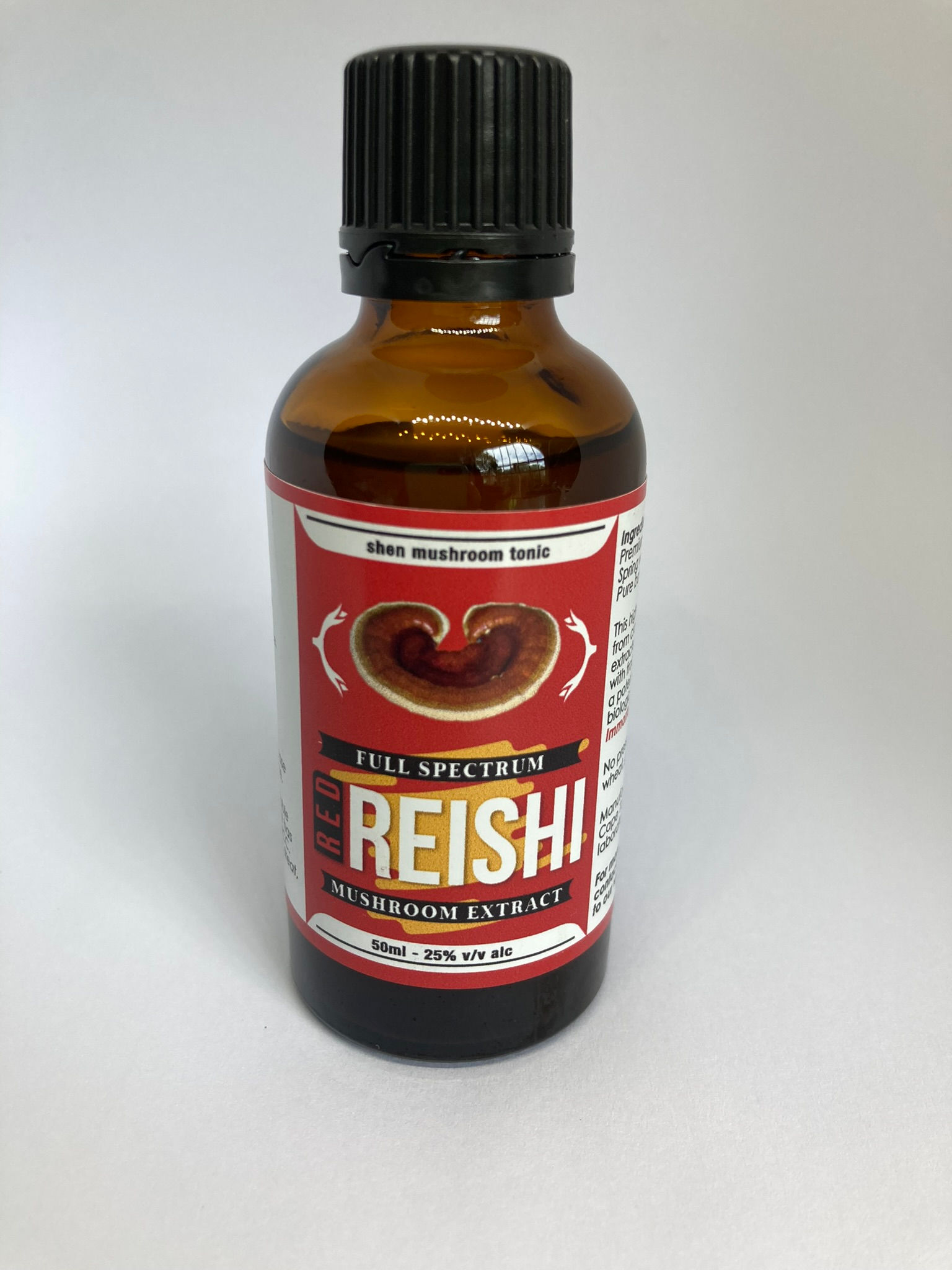 Pure Red Reishi Tincture (50ml dripper)