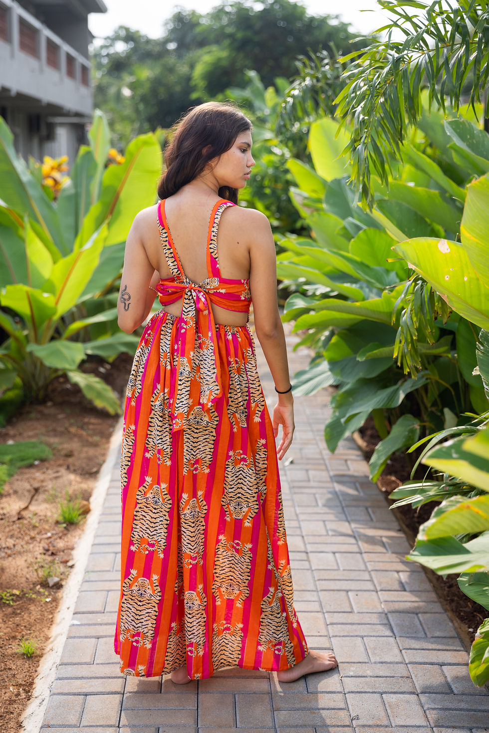 Thumbnail: Tiger Stripes Maxi Dress