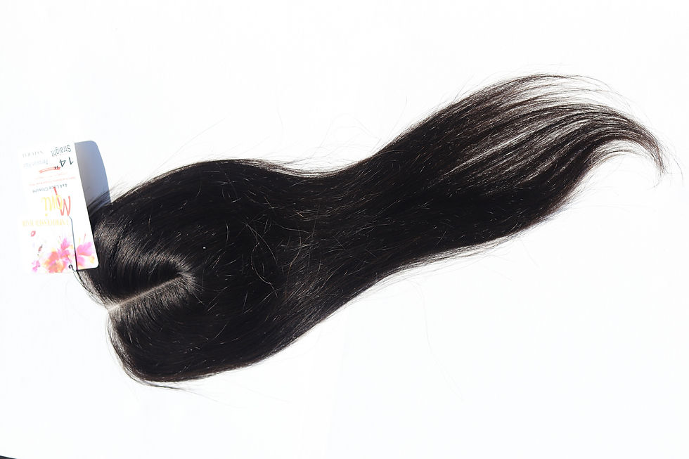 Straight lace 4x4 Peruvian hair closure from Moni Hair UK.