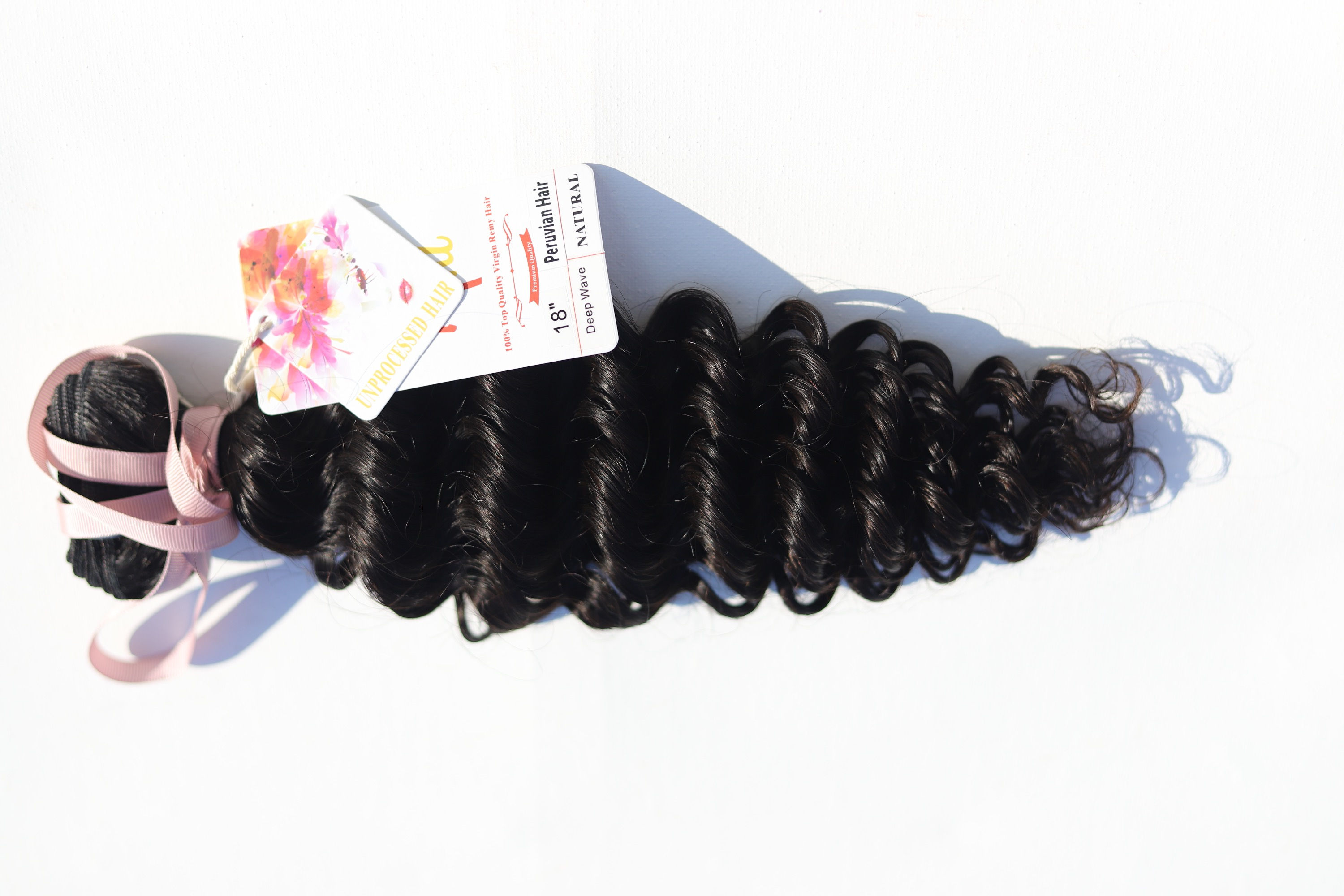 Deep wave Peruvian hair bundles from Moni Hair UK.