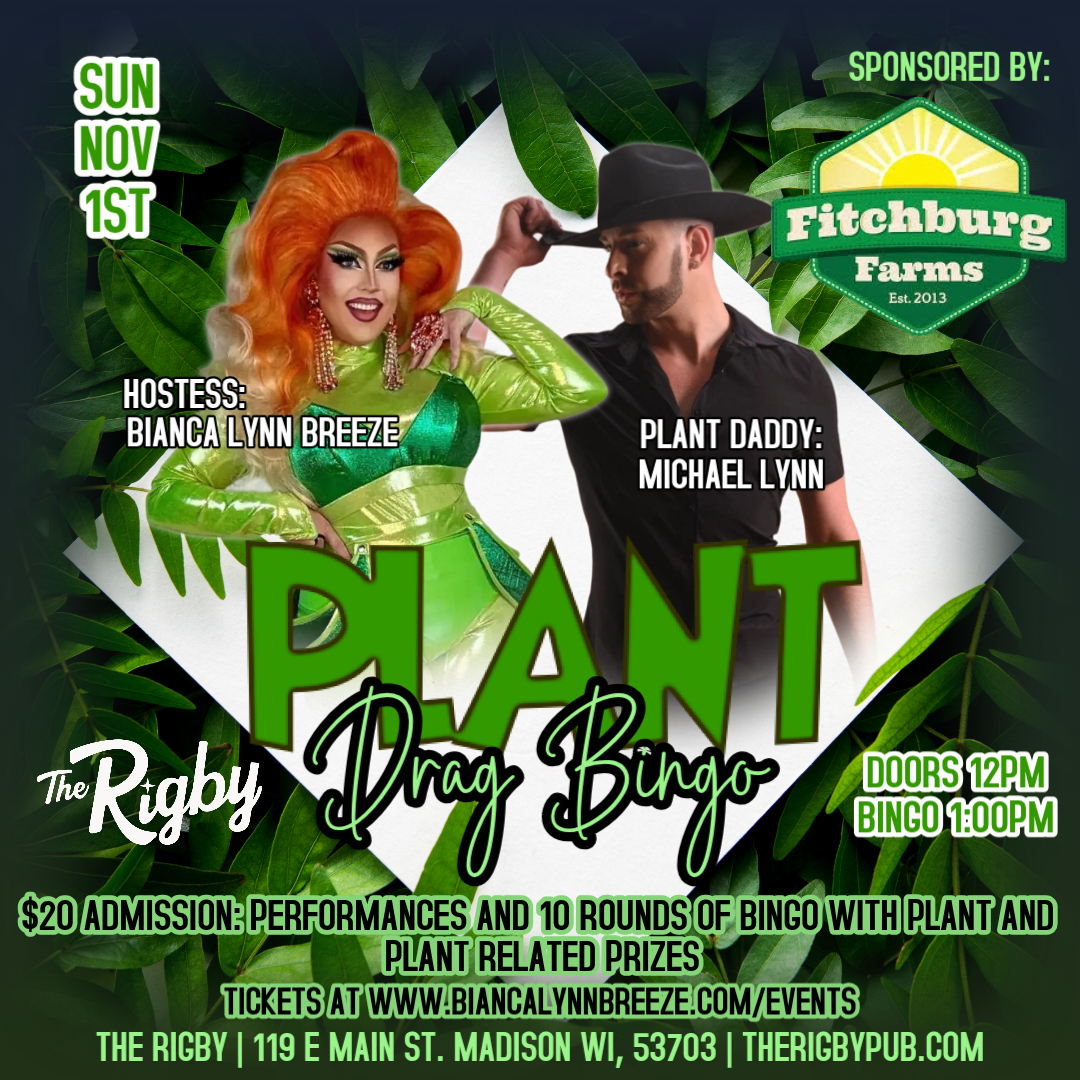 SOLD OUT - Plant Drag Bingo