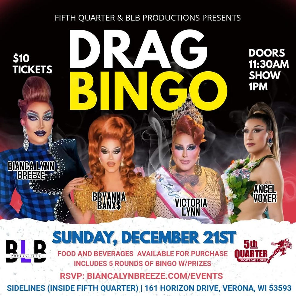 Drag Bingo & Lunch