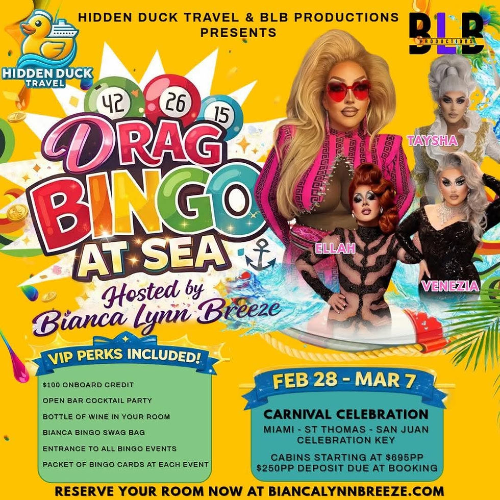Drag Bingo At Sea : Cruise 101