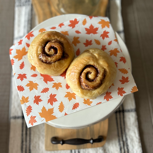 "Sugar Shack Swirls" Sourdough Maple Cinnamon Rolls