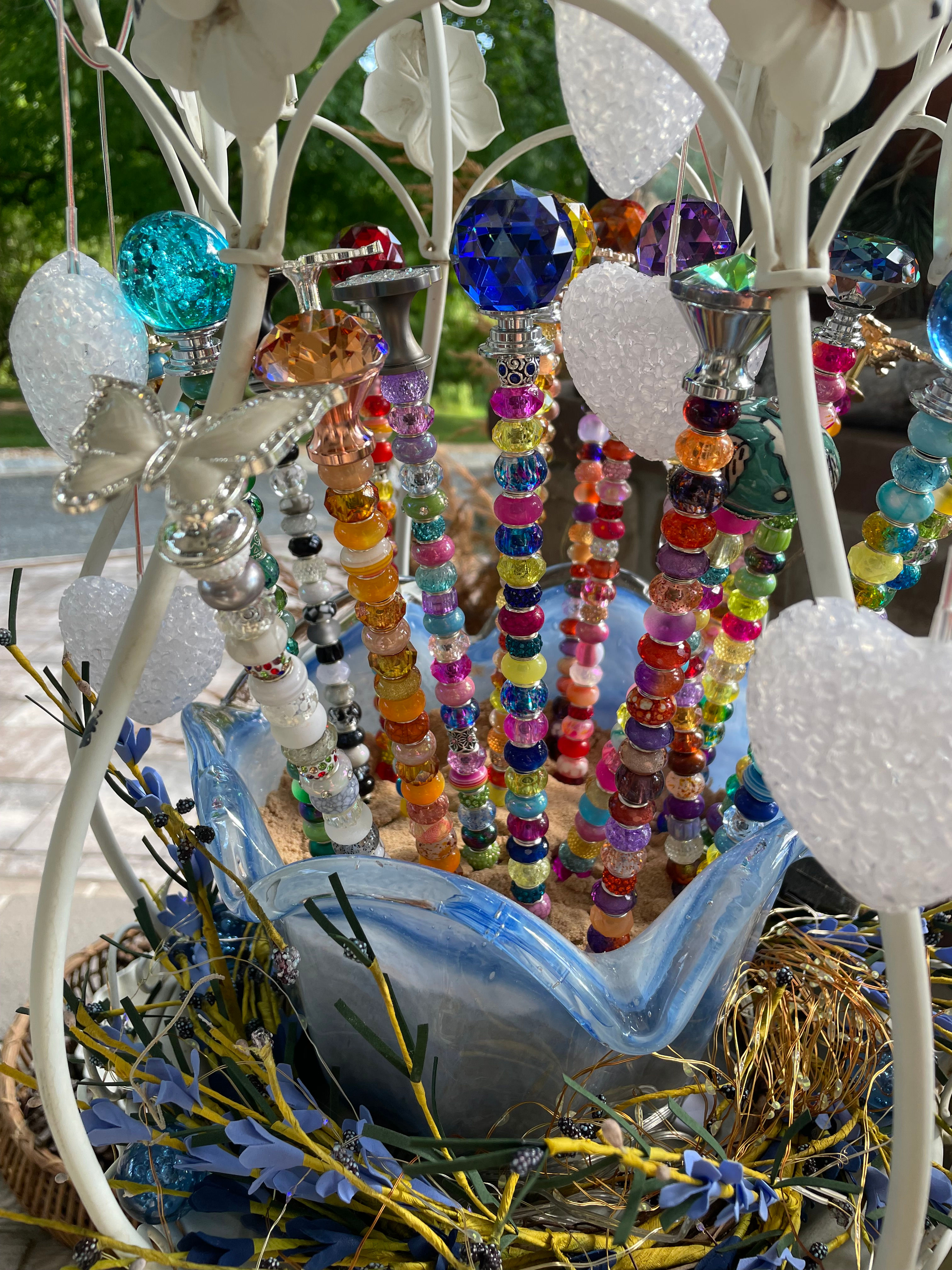 Beaded Fairy Plant Wand