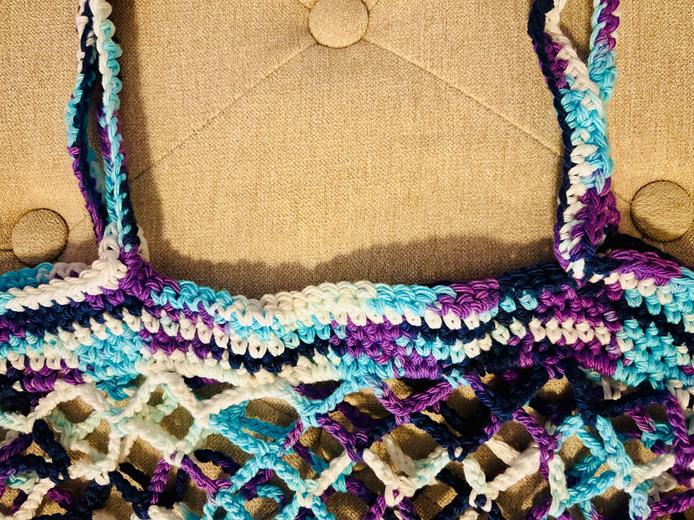 Thumbnail: Blue & Purple Market Bag