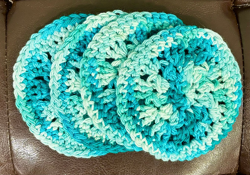 Thumbnail: Ombre Cotton Coasters - Set of 4