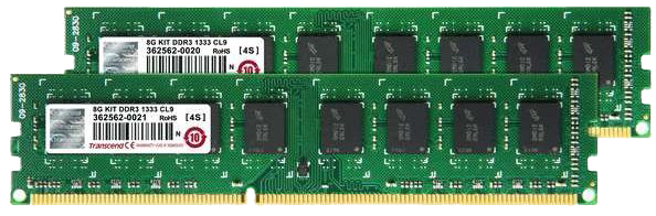 2x4Go 1333Mhz