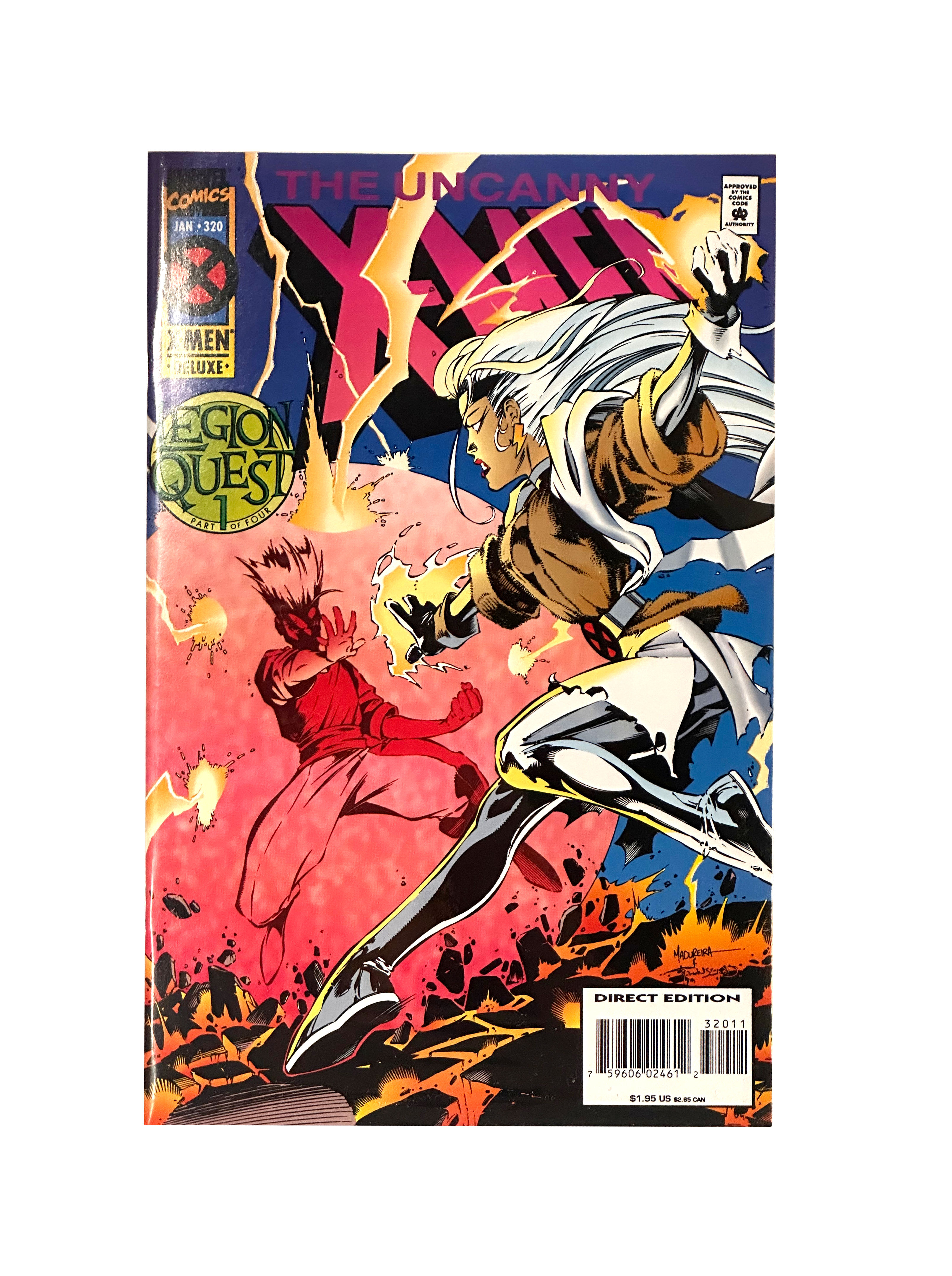 Marvel Comics the Uncanny X-Men #320 Jan, Deluxe edition Newsstand