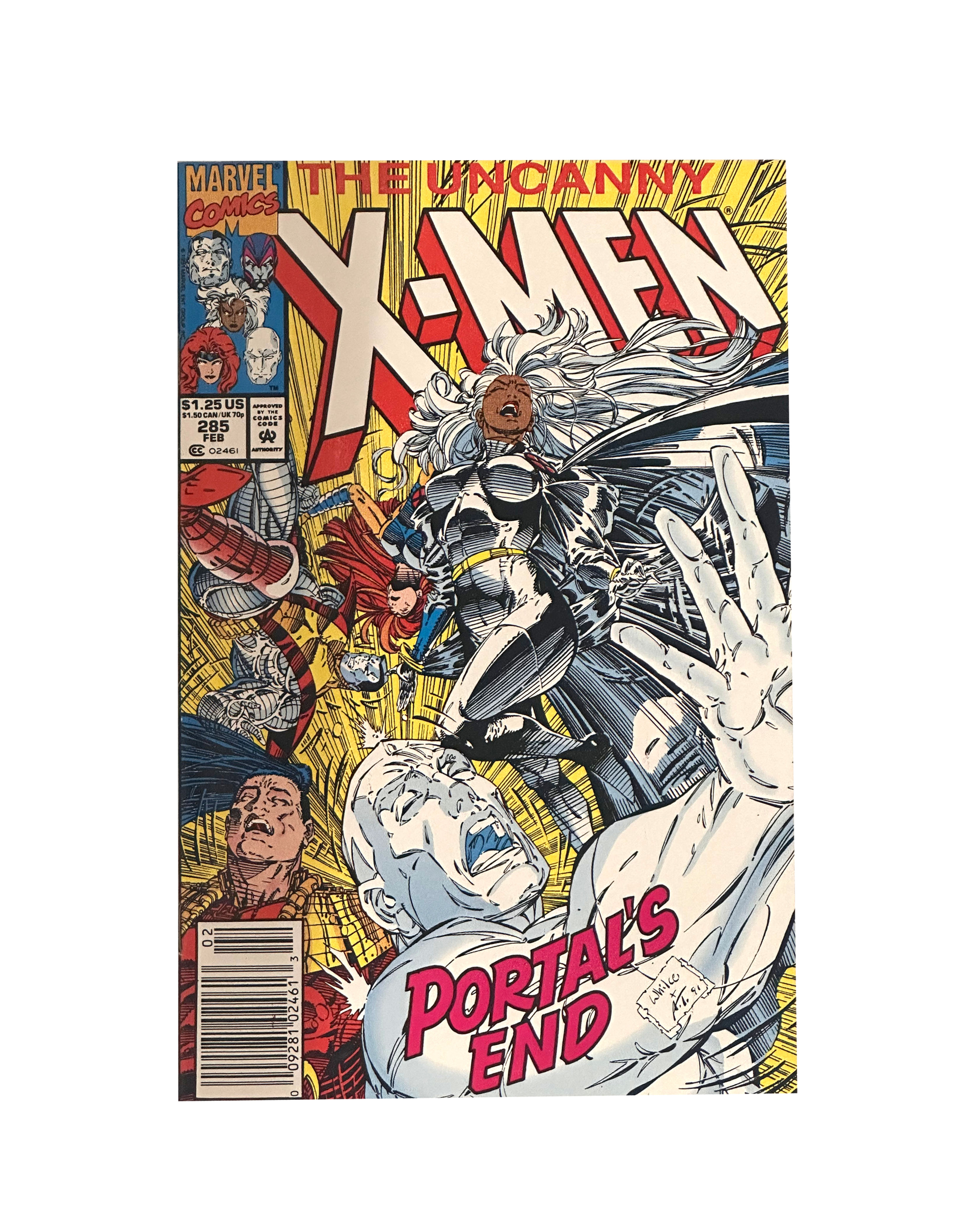 Marvel Comics the Uncanny X-Men #285 Feb Portal's End Newsstand