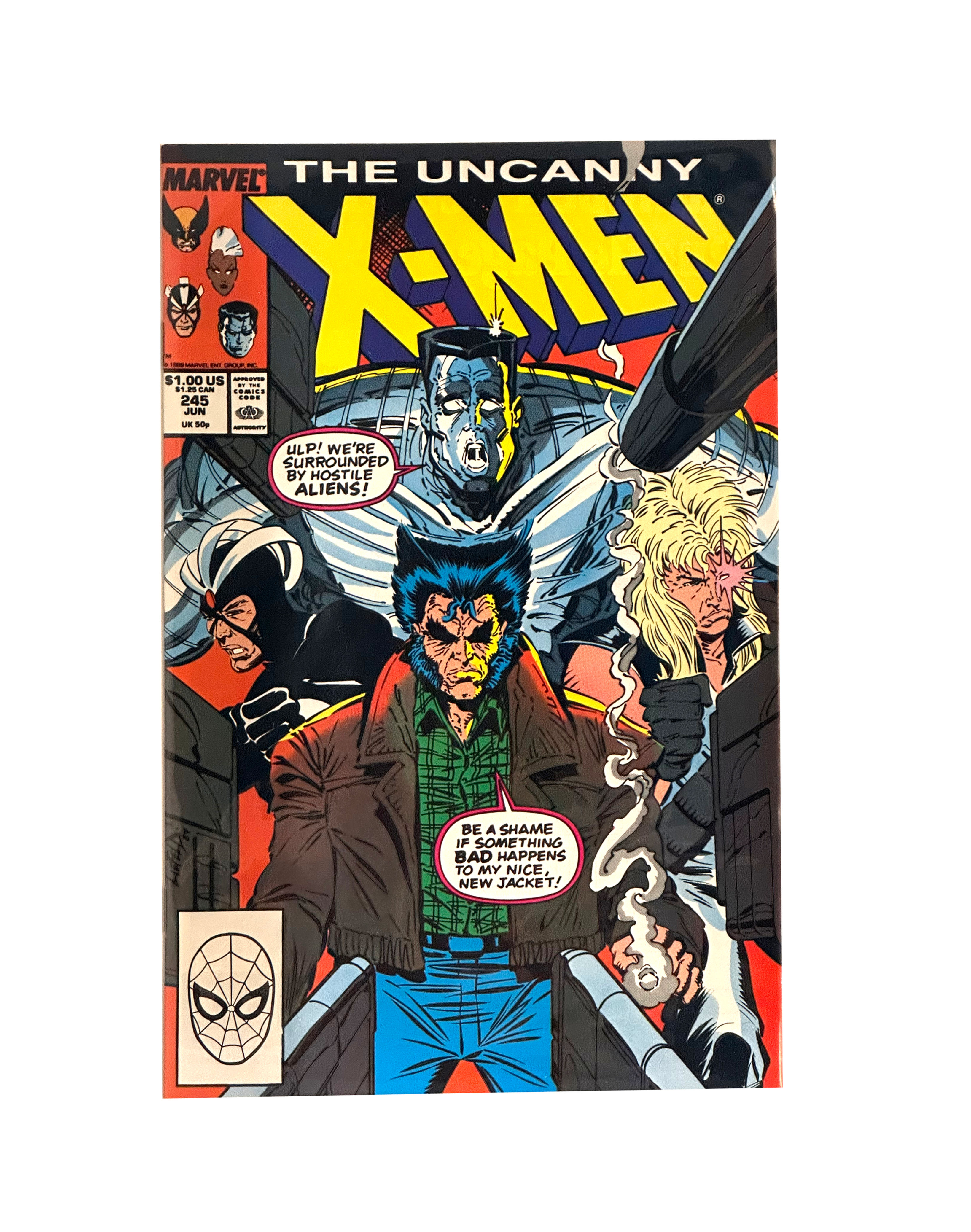 Marvel Comics The Uncanny X-Men #245 Jun. Non-Newsstand