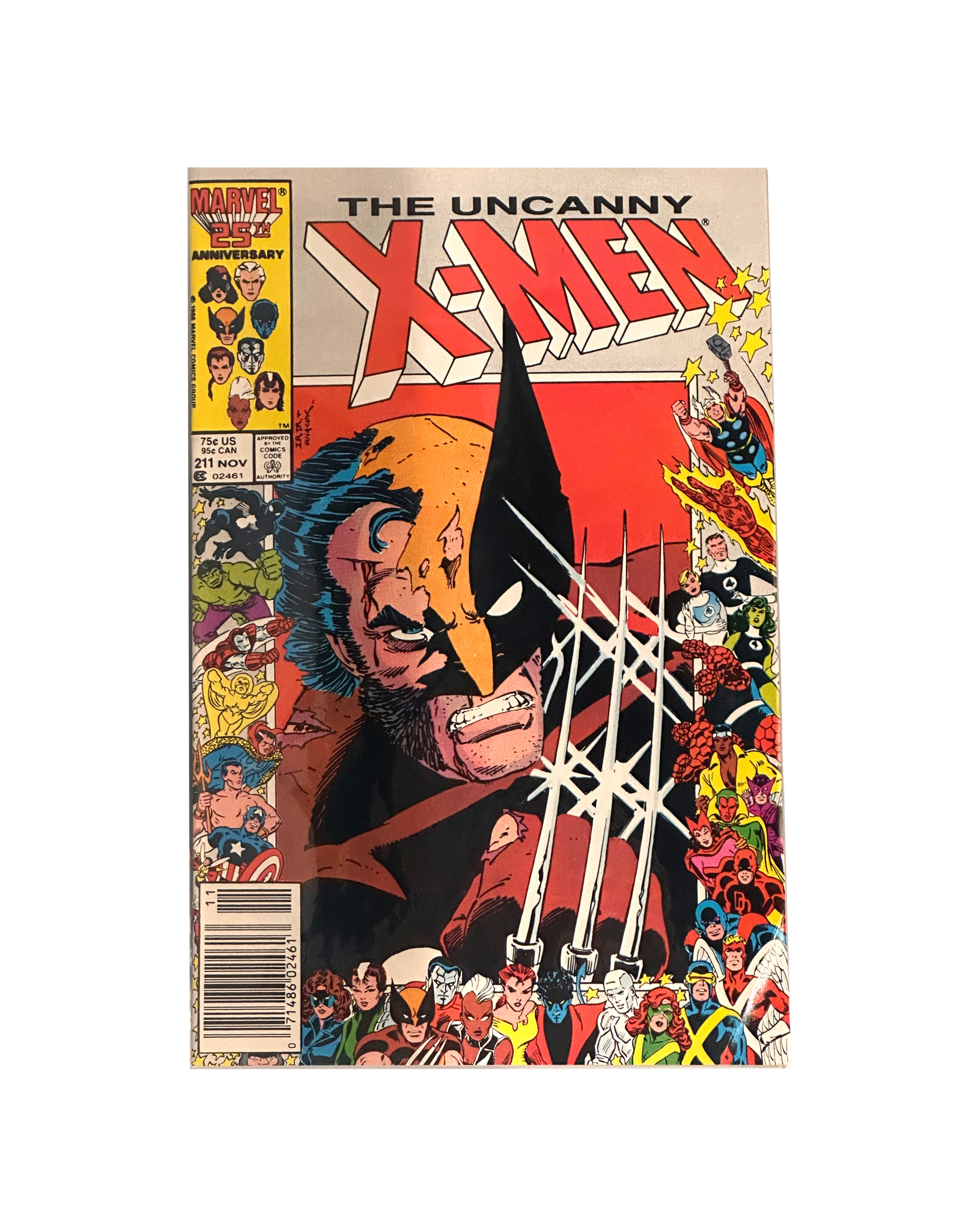 Marvel Comics The Uncanny X-Men (1963 1st Series) #211 Newsstand