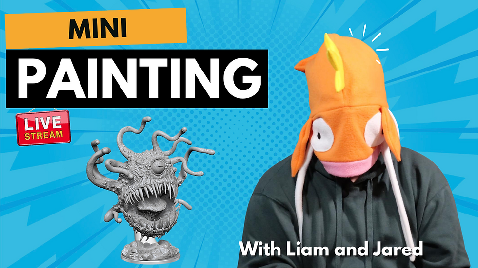 Group Miniature Paint Session 