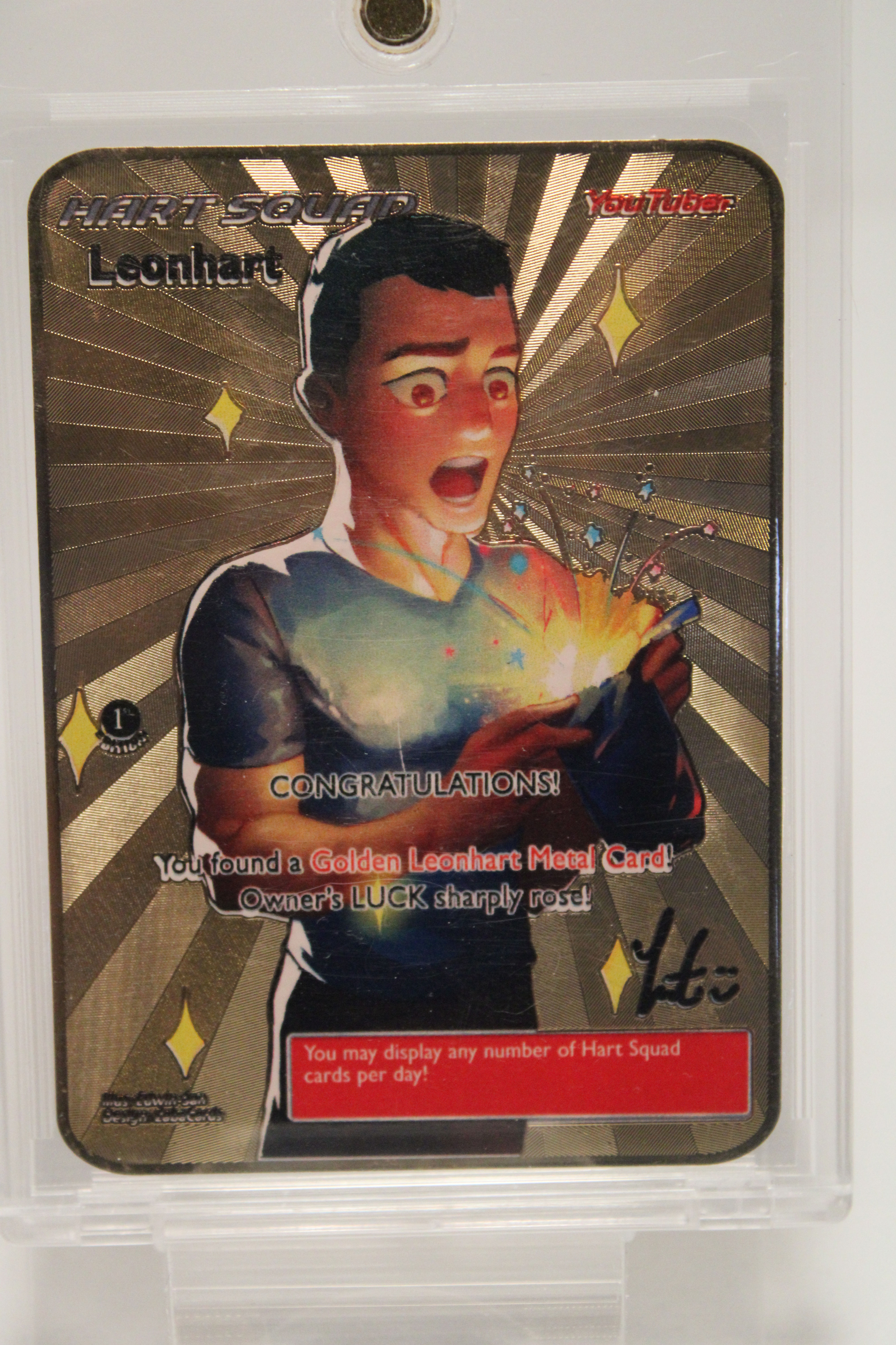 Seralized Leonhart "Pokémon" Card