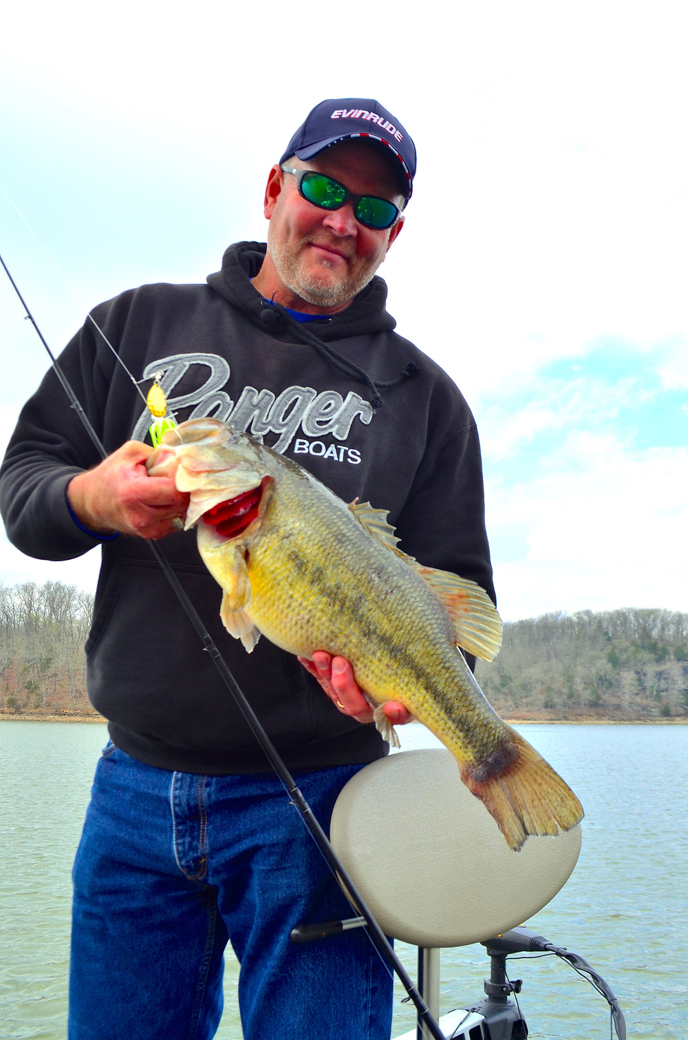 John Hewkins with Big Bass