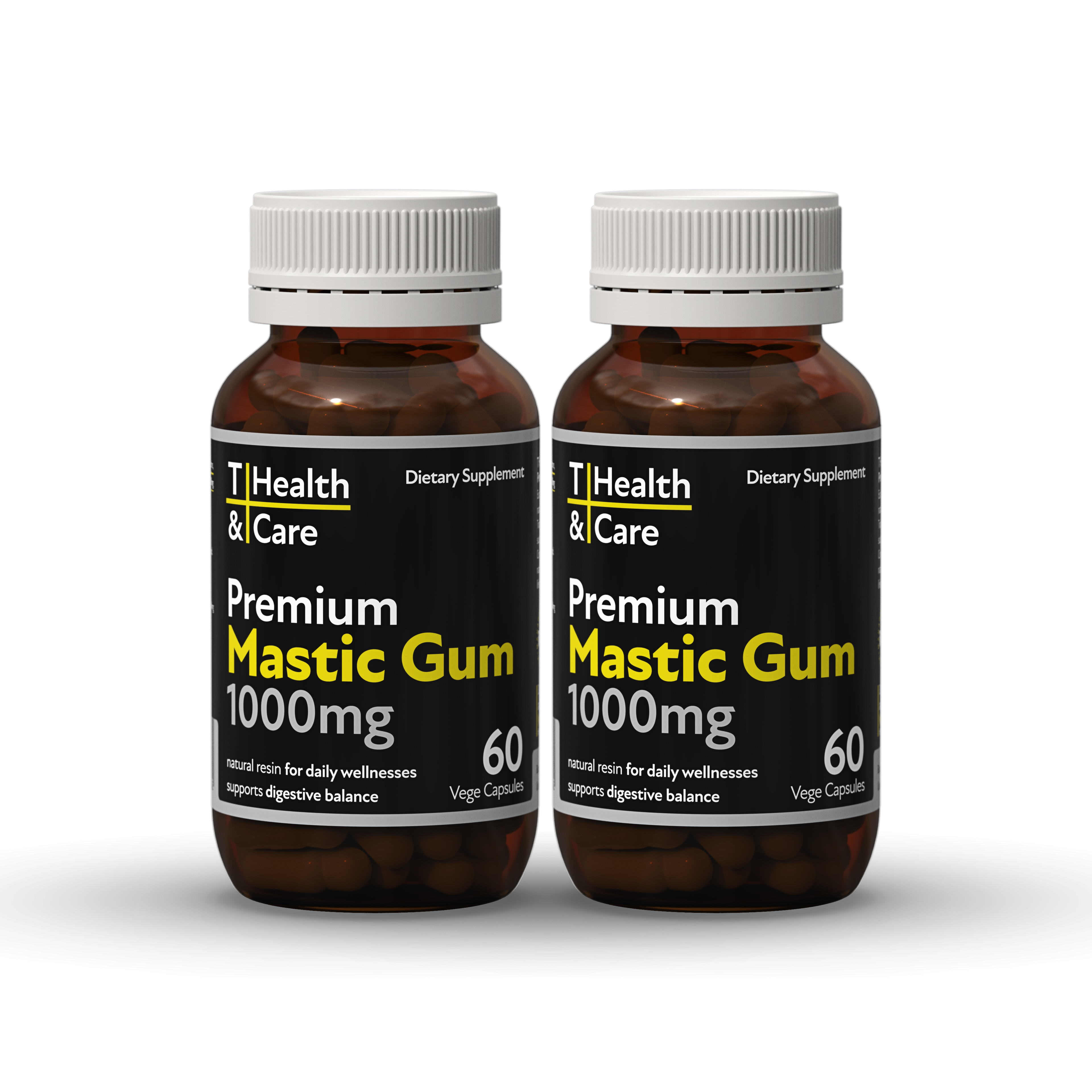 Mastic Gum 1000mg 60 vege capsules Two bottles
