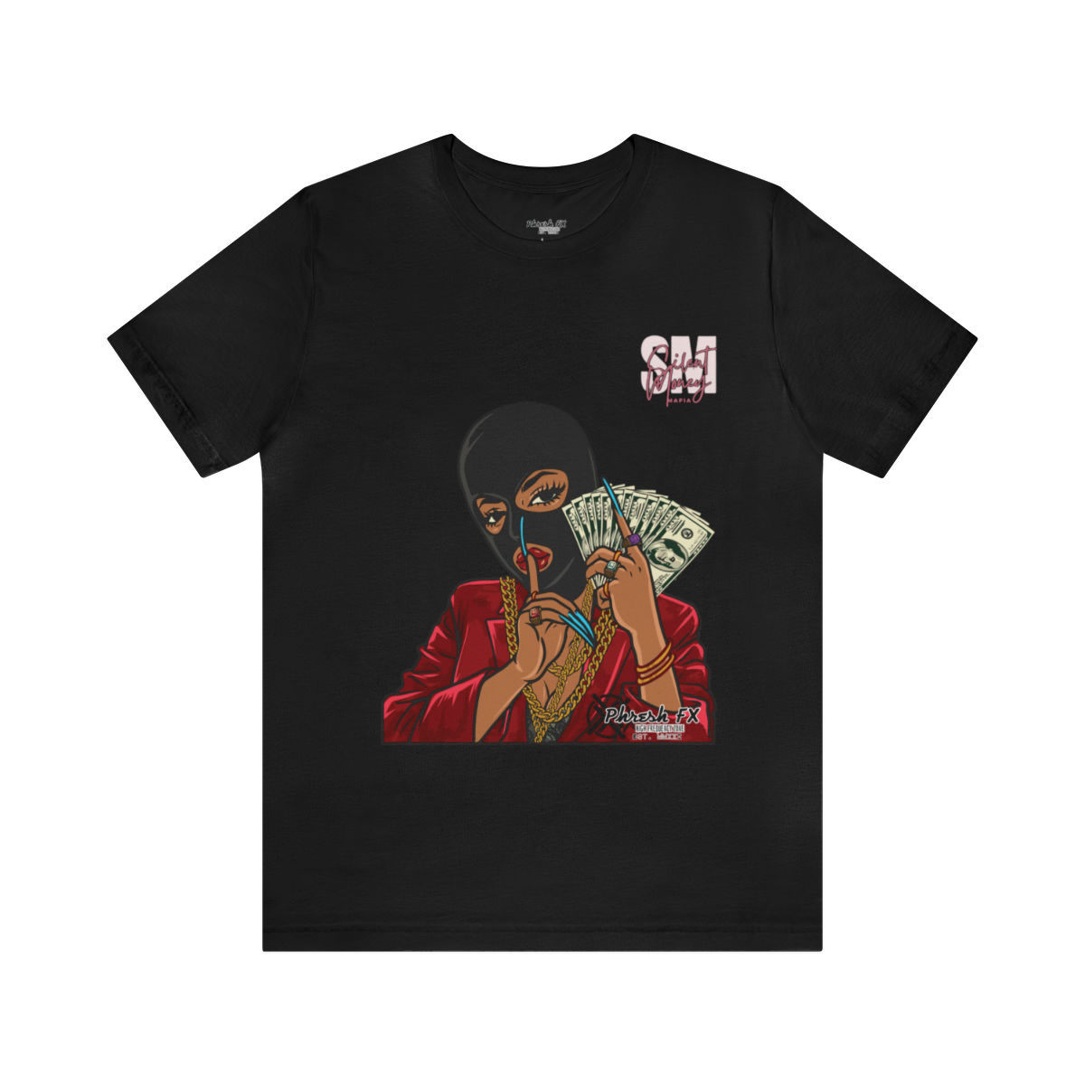  Silent Money Mafia Woman Unisex Jersey Short Sleeve Tee