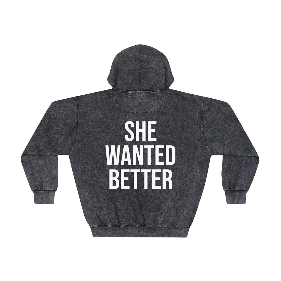 Miniatura: POODA!! Unisex Mineral Wash Hoodie