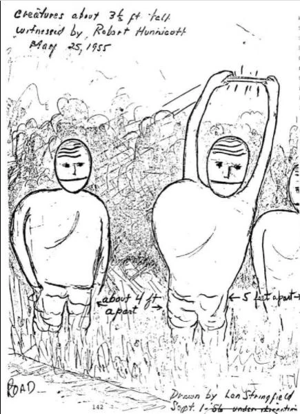 Loveland Frogman Sketch from sighting