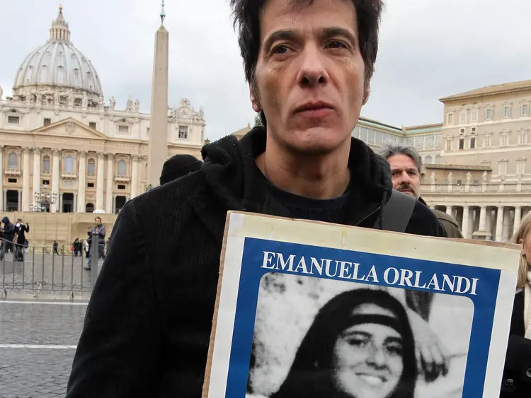 Emanuela Orlandi's brother Pietro. He has never given up looking for his sister.