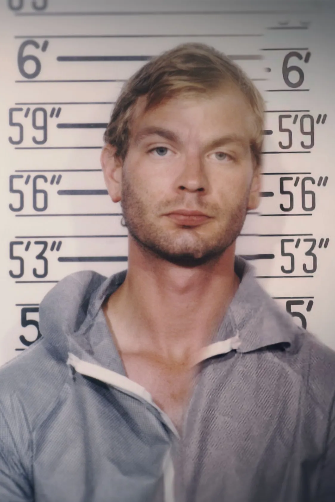Jeffrey Dahmer following his final arrest.