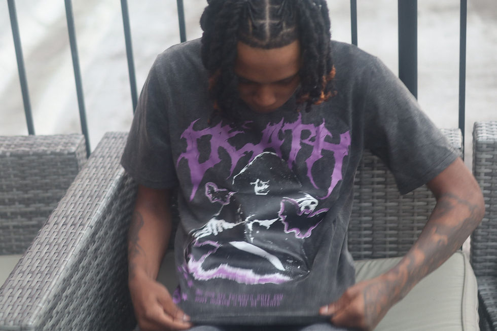 Thumbnail: PURPLE “DEATH” RB T-SHIRT