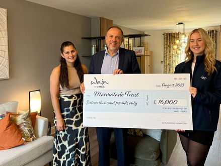 Golfing for good: Wain Homes' generous donation