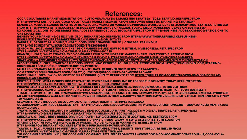 MKT345 Coca Cola Final Presentation 21