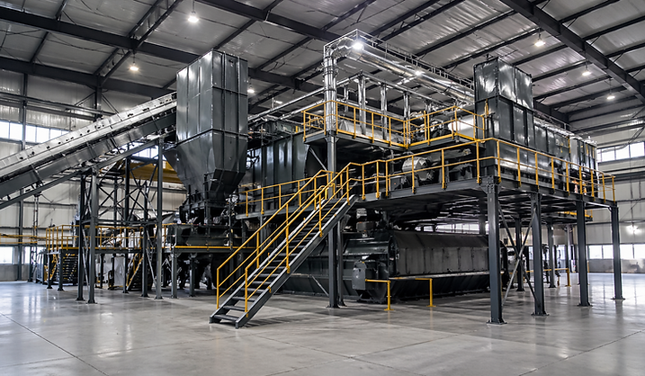 Machinery setup for circular manufacturing
