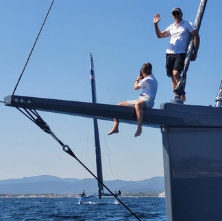 Front Row Action for sailing boats 