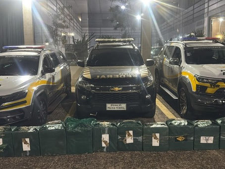 PF e Polícia Militar Rodoviária apreendem mais de 340 quilos de cocaína em São Paulo