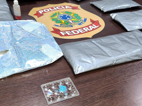 PF apreende cocaína em voo internacional no Aeroporto de Fortaleza