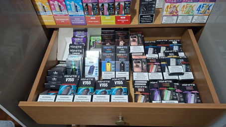 PF combate comércio de vapes em Minas Gerais