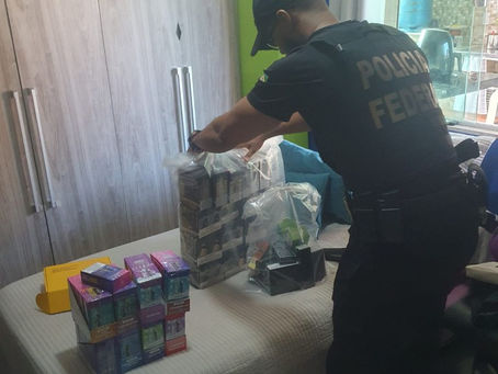PF deflagra operação em combate à comercialização de cigarros eletrônicos no interior da Bahia