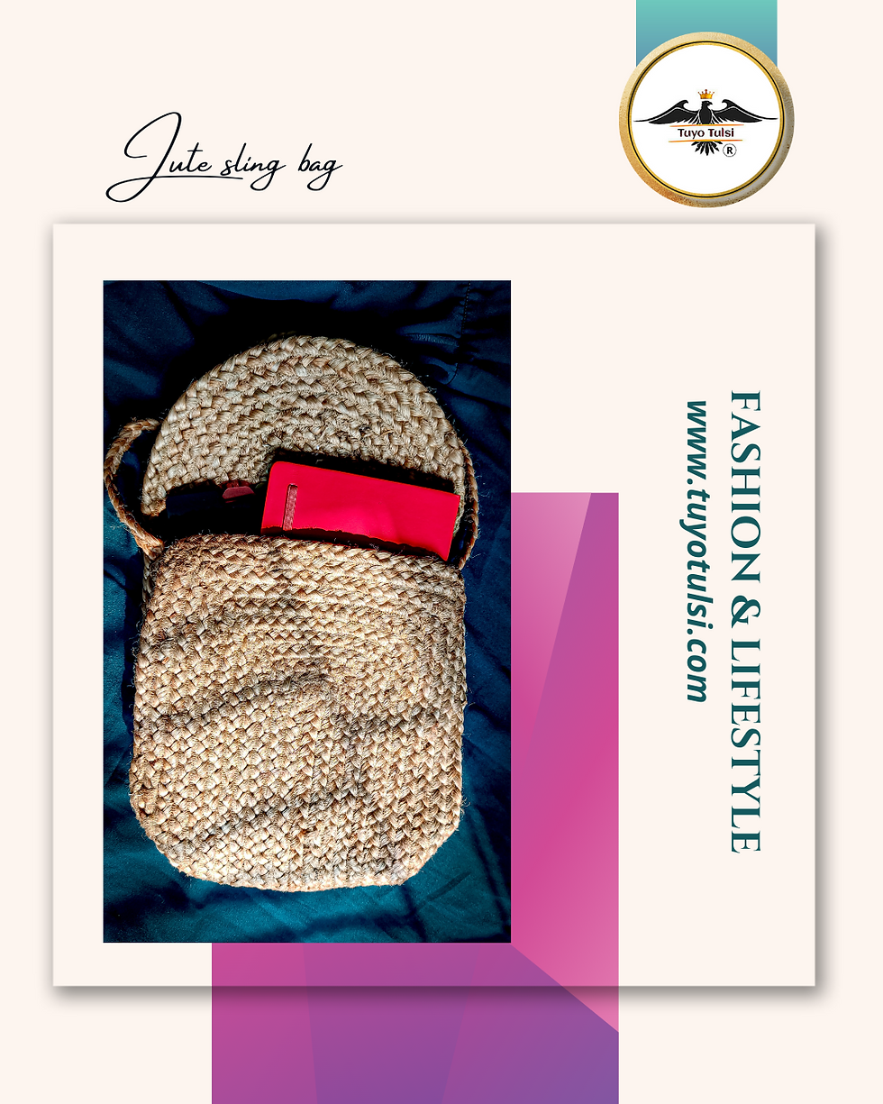 Thumbnail: Jute Sling Bag.