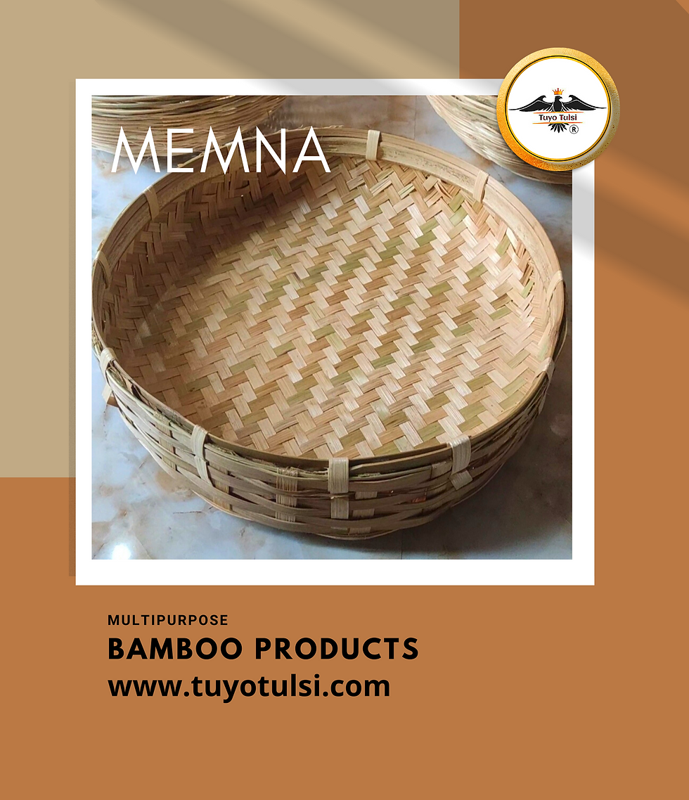 Thumbnail: Pack of 3 Multipurpose Bamboo Tokri/ Basket.